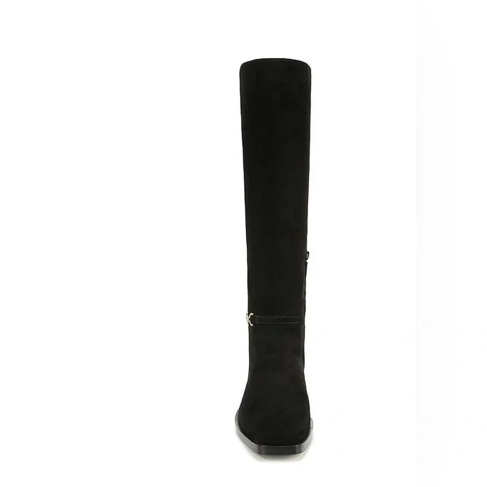 Sam Edelman Women's Clive Knee High Boot Black Suede Athletic Calf 7.5 NIB